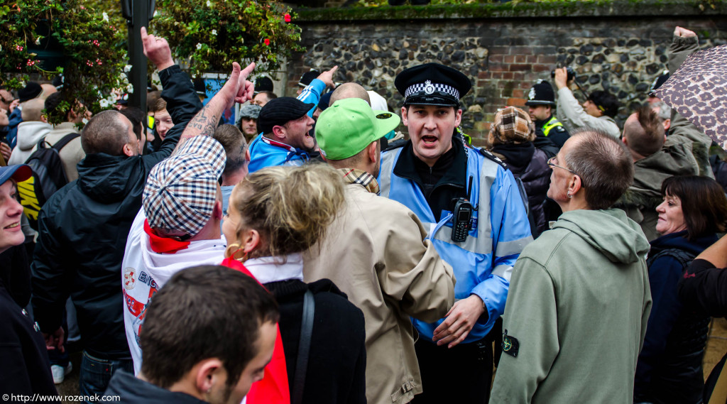 2012.11.10 - English Defence League - Protest in Norwich - 15