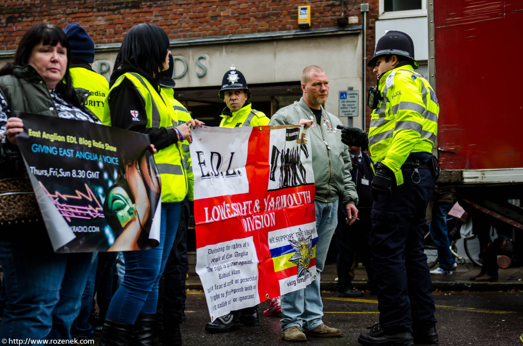 2012.11.10 - English Defence League - Protest in Norwich - 36