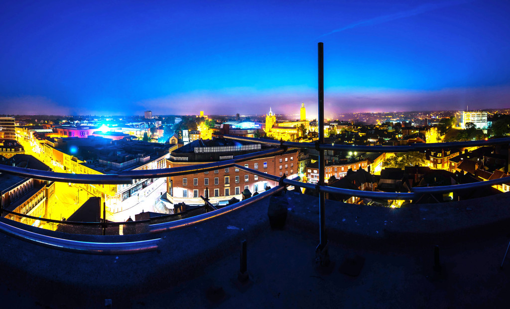 2013.07.06 - Norwich at Night Panorama-02