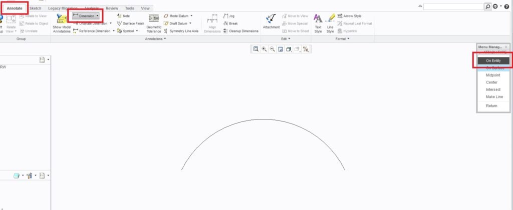 How in Creo Create Angular Dimension or Arc Length Dimension – rozenek.com