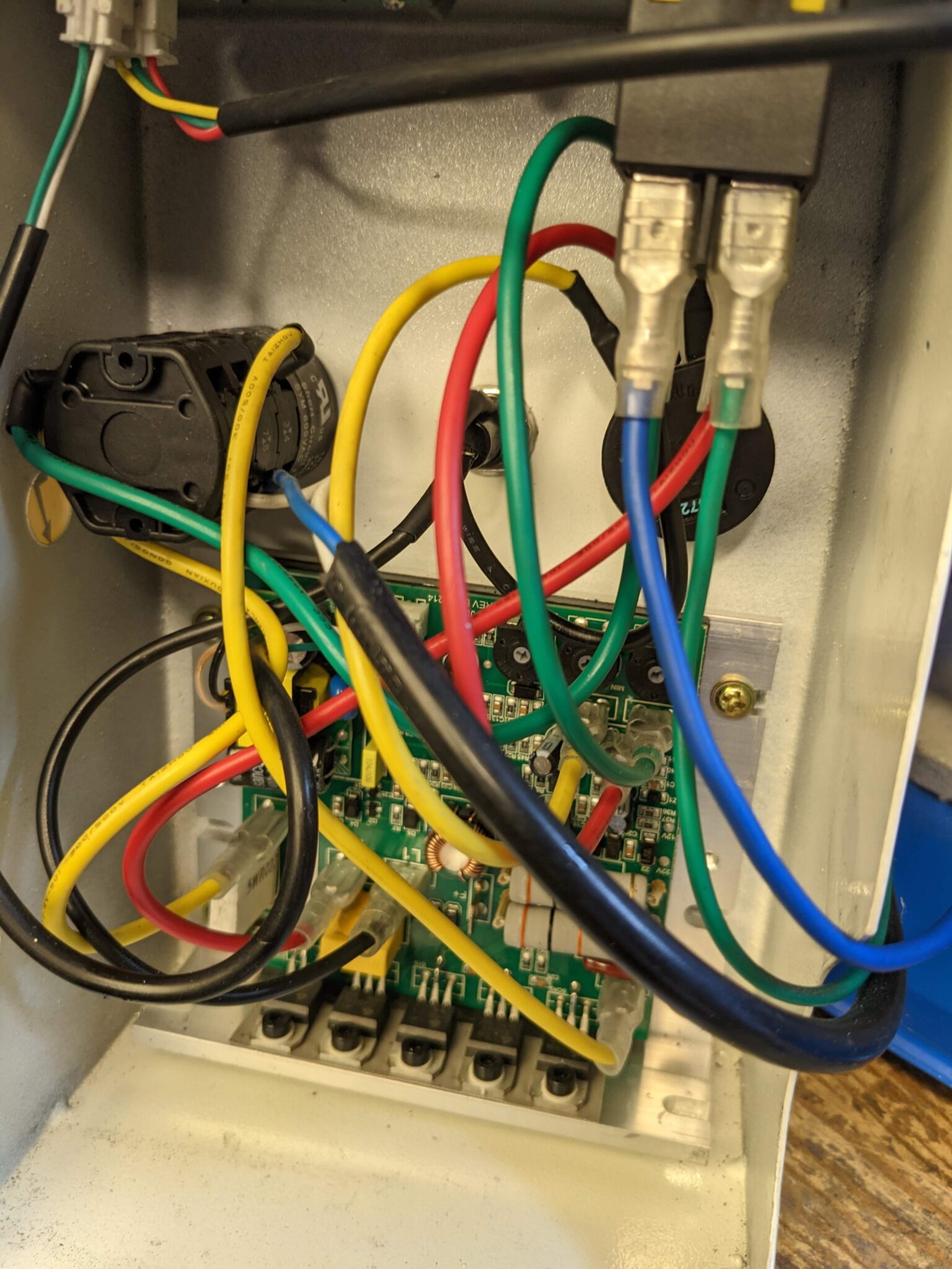 Mini Lathe Control Board PCB how to connect cables