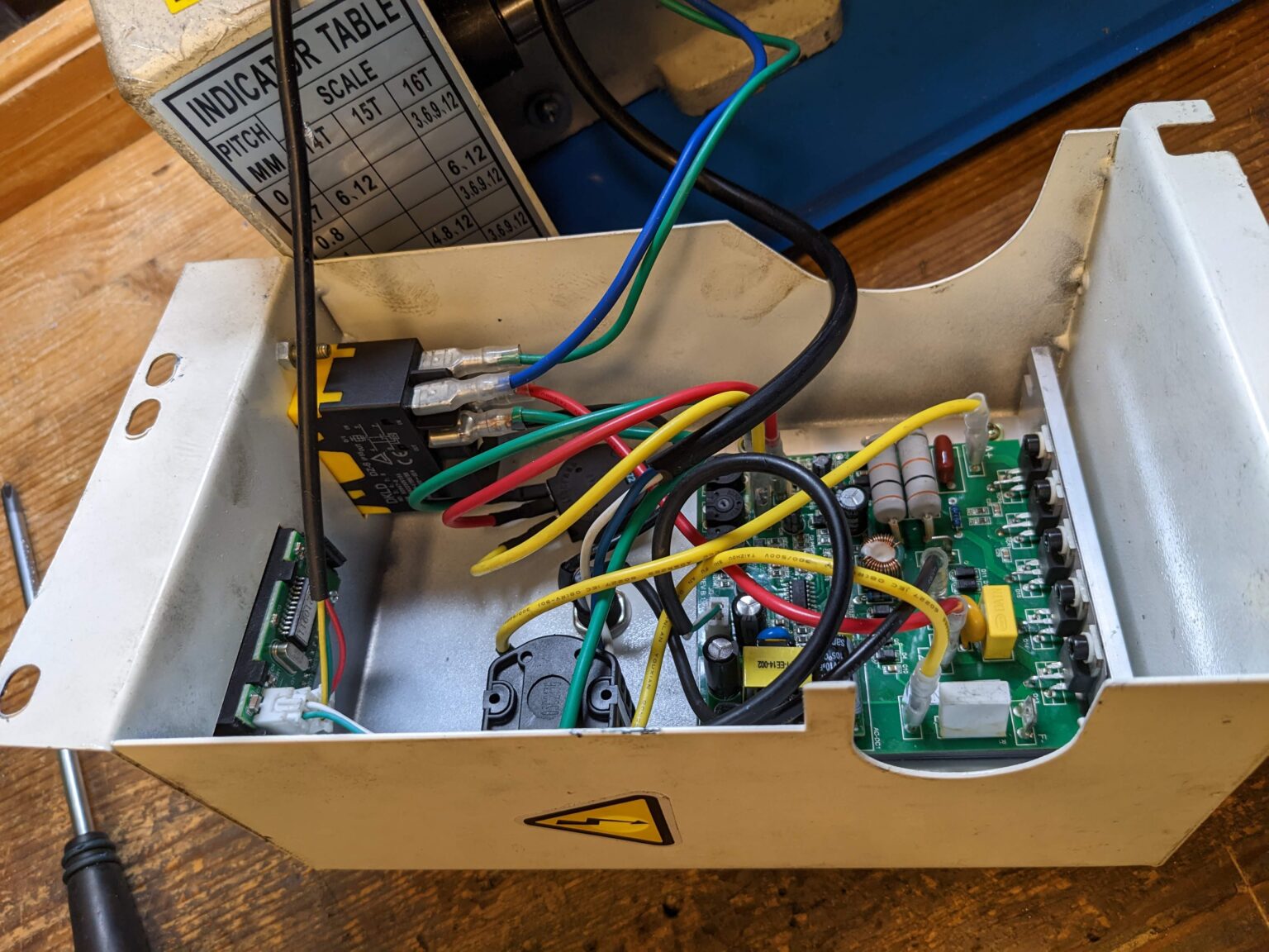 Mini Lathe Control Board PCB how to connect cables