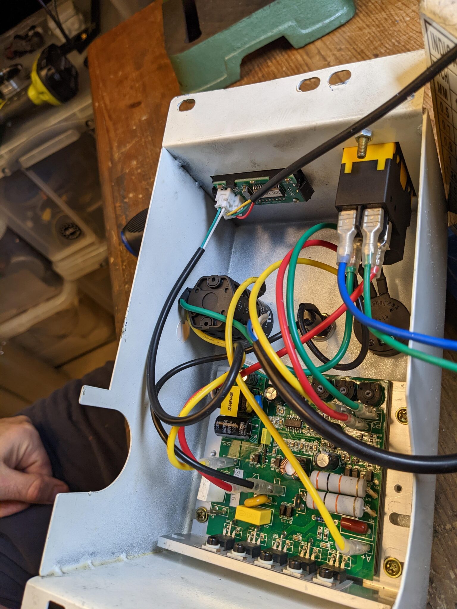 Mini Lathe Control Board PCB how to connect cables